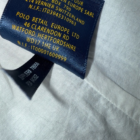 Rugby Ralph Lauren Blue and White Striped Blazer size 10 - Picture 4 of 7